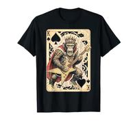 Funny Heavy Metal Mono Guitarrista Guitarrista King of Spades Camiseta