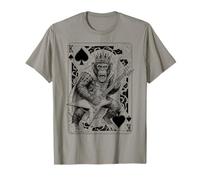 Funny Heavy Metal Mono Guitarrista Guitarrista King of Spades Camiseta