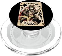Funny Heavy Metal Mono Guitarrista Guitarrista King of Spades PopSockets PopGrip para MagSafe