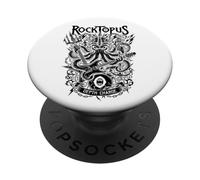 Funny Heavy Metal Rock Música Pulpo Banda Rocktopus Músico PopSockets PopGrip Adhesivo