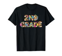 Funny Hedgehog Segundo Grado Regreso a la Escuela Niños Niñas Camiseta