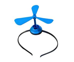 Funny Helicopter Headband | PP Material, Lightweight Elastic, Rotor Wings | Novelty Costume Hair Accessory For Adults & Kids | Role Play, Party, Dress Up