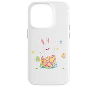 Funny Hello Easter | Lindo Conejo de Pascua | Niños Carcasa para iPhone 14 Pro