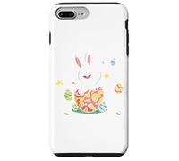 Funny Hello Easter | Lindo Conejo de Pascua | Niños Carcasa para iPhone 7 Plus/8 Plus