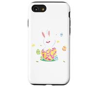 Funny Hello Easter | Lindo Conejo de Pascua | Niños Carcasa para iPhone SE (2020) / 7/8