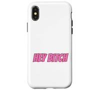 Funny Hey Perra Hey Lil Perras Cool Aunt Carcasa para iPhone X/XS