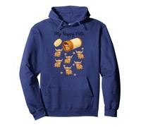 Funny Highland Cow My Happy Pills Animal Lover Niños Niñas Sudadera con Capucha