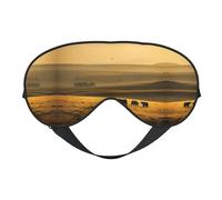 Funny Highland Cow - Sombra de ojos súper suave y cómoda con correa ajustable, cubierta de ojos cero presión ocular