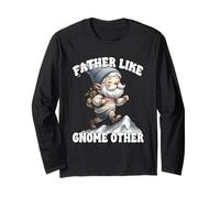Funny Hiker Dad Saying And Father Gnome Pun For Trail Runner Manga Larga