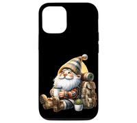 Funny Hiker GNOME Dad with Hiking Coffee Pot For Camping Carcasa para iPhone 12/12 Pro