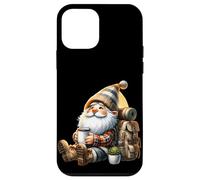 Funny Hiker GNOME Dad with Hiking Coffee Pot For Camping Carcasa para iPhone 12 Mini