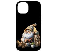 Funny Hiker GNOME Dad with Hiking Coffee Pot For Camping Carcasa para iPhone 14