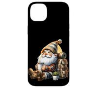Funny Hiker GNOME Dad with Hiking Coffee Pot For Camping Carcasa para iPhone 14 Plus