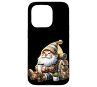 Funny Hiker GNOME Dad with Hiking Coffee Pot For Camping Carcasa para iPhone 15 Pro