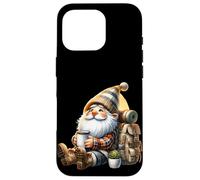 Funny Hiker GNOME Dad with Hiking Coffee Pot For Camping Carcasa para iPhone 16 Pro