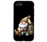Funny Hiker GNOME Dad with Hiking Coffee Pot For Camping Carcasa para iPhone SE (2020) / 7/8