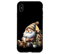 Funny Hiker GNOME Dad with Hiking Coffee Pot For Camping Carcasa para iPhone XS MAX