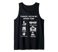 Funny Hiking Obsesión Cosas Que Hago en mi Tiempo Libre Caminante Camiseta sin Mangas