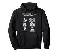 Funny Hiking Obsesión Cosas Que Hago en mi Tiempo Libre Caminante Sudadera con Capucha