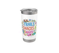 Funny Hiking Outdoor Adventures Nature Loving Vaso térmico de acero inoxidable de doble pared