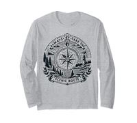 Funny Hiking Quote Always Take The Scenic Route Manga Larga