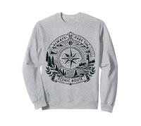 Funny Hiking Quote Always Take The Scenic Route Sudadera