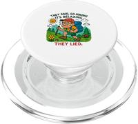 Funny Hiking -They Said, go Hiking, It's Relaxing. They Song PopSockets PopGrip para MagSafe