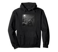 Funny Hilarious Halloween Cat Selfie Spooky Ghost and Cat Sudadera con Capucha
