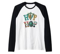 Funny Hip Hop Easter Decor For Women and Music Teacher Camiseta Manga Raglan