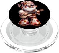 Funny Hippie GNOME Dad with Acoustic Guitar For Grandpa Life PopSockets PopGrip para MagSafe