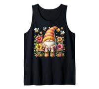 Funny Hippie Gnome With Bees For Women Men Kids Beekeeper Camiseta sin Mangas