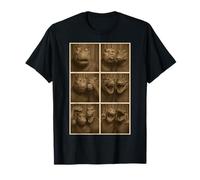 Funny Hippo & Crocodile Alligator Photography Photo Booth Camiseta