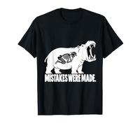 Funny Hippo Skeleton Safari Animal Dark Humor Hippopotamus Camiseta