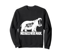 Funny Hippo Skeleton Safari Animal Dark Humor Hippopotamus Sudadera