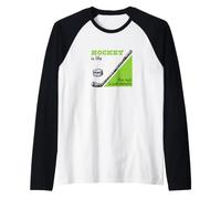 Funny Hockey es Vida, el Resto Son Solo Detalles Camiseta Manga Raglan