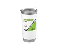 Funny Hockey es vida, el resto son solo detalles Vaso térmico de acero inoxidable de doble pared