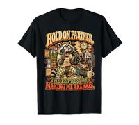 Funny Hold On Partner The Espresso Is Making Me Ansiious Camiseta