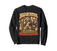 Funny Hold On Partner The Espresso Is Making Me Ansiious Sudadera