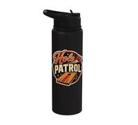 Funny Hole Patrol Cornhole Stainless Steel Insulated Water Bottle