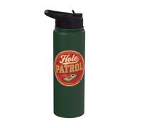 Funny Hole Patrol Cornhole Stainless Steel Insulated Water Bottle