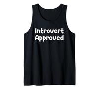 Funny Homebody Humor Design Cozy Introvert Approved Tees Camiseta sin Mangas