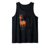 Funny Horse My Horse and I Humor sarcástico Caballo Ecuestre Camiseta sin Mangas