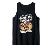 Funny Horse Racing Gambling Joke for Betting Fans Design Camiseta sin Mangas