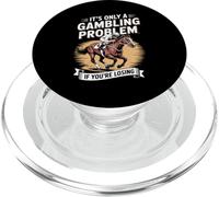 Funny Horse Racing Gambling Joke for Betting Fans Design PopSockets PopGrip para MagSafe