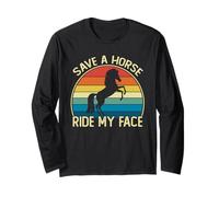 Funny Horse Riding Adult Joke Save a Horse Ride My Face Manga Larga