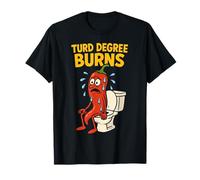 Funny Hot Chili Pepper Spicy Food Turd Poo Pun Toilet Humor Camiseta