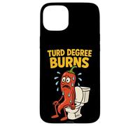 Funny Hot Chili Pepper Spicy Food Turd Poo Pun Toilet Humor Carcasa para iPhone 15 Plus