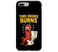 Funny Hot Chili Pepper Spicy Food Turd Poo Pun Toilet Humor Carcasa para iPhone 7 Plus/8 Plus