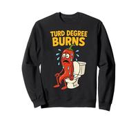 Funny Hot Chili Pepper Spicy Food Turd Poo Pun Toilet Humor Sudadera