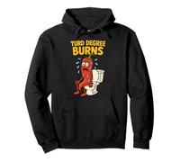 Funny Hot Chili Pepper Spicy Food Turd Poo Pun Toilet Humor Sudadera con Capucha